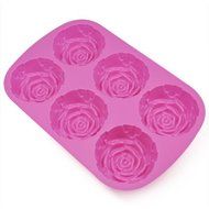Topro Rose Cavity Silicon Cake Molds Candle Soap Making Molds N4