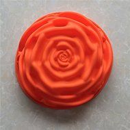 Longzang Large Rose Silicone Mold for Cake Baking N2