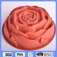 Longzang Large Rose Silicone Mold for Cake Baking N3