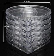 10 Rolls Striping Tape Line Sticker Tips + 6 Layer Case Tool Box Holder Nail Art Manicure Decoration Professional N5