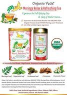 Organic Moringa Ginger Tea (Loose Leaf Tea). USDA Certified Organic. Rich in Antioxidants and Daily Needed Essential... N24