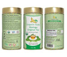 Organic Moringa Ginger Tea (Loose Leaf Tea). USDA Certified Organic. Rich in Antioxidants and Daily Needed Essential... N26