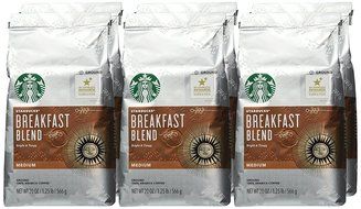 Starbucks Breakfast Blend Ground Coffee, 20 Ounce, 6 Count