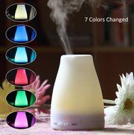 Homeful Aromatherapy Essential Oil Diffuser 120ml Portable Ultrasonic Cool Mist Aroma Diffuser with LED Lights...