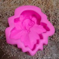New Arrival! Design 379 The Mouse in the Leave Silicone Mold, 3D Fondant Mold,Soap Mold,Chocolate Mold,Cake Decoration... N2