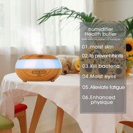 URBST 300ml Aromatherapy Essential Oil Diffuser,7color LED lights change,waterless automatic shut-off function...