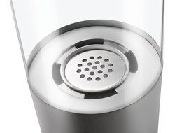 Ignis Ventless Bio Ethanol Fireplace Circum Stainless Steel