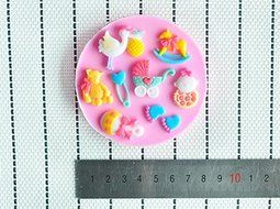 Martha Art Craft - Sugarcraft Decorating Kit Baby Shower Party Molds Silicone Silicone Soap Mold,silicone Cake... N4