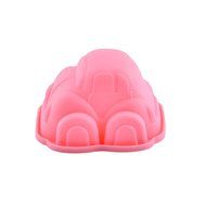 Lariy Car Shaped Silicone Cake Biscuit Baking Mold Tray Pink N3
