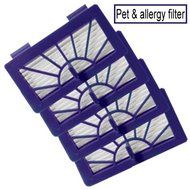 Neato Robotic Pet &amp; Allergy Filter - Replacement For Neato 945-0048 Filter - 4 Pack