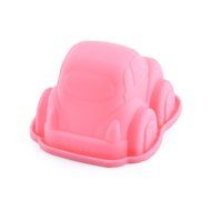Lariy Car Shaped Silicone Cake Biscuit Baking Mold Tray Pink N4