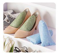 N.CHOOSE Natural Air Purifying Bags, Air Freshener and Shoe Deodorizer, Smelly Shoes Absorb Sweat Charcoal Bag... N9