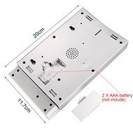 Homdox Multi-functional Wireless Weather Forecast Station Clock Indoor Outdoor Temperature Humidity Monitor with... N3