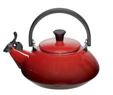 Le Creuset Enamel-on-Steel Zen 1-2/3-Quart Teakettle, Cerise (Cherry Red)