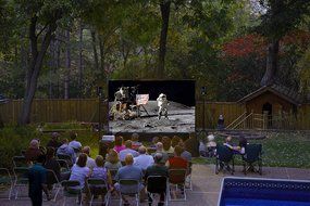 12-Foot Backyard Theater Systems(tm) w/ Optoma 720p Projector+WiFi