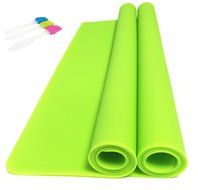 EPHome 2Pack Extra Large Multipurpose Silicone Nonstick Baking Mat, Pastry Mat, Heat Resistant Nonskid Table Mat... N30