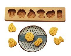 Dessert Baking Molds/Wooden Carving Baking Molds, Fruit(29*7.5*2.5cm)