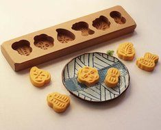 Dessert Baking Molds/Wooden Carving Baking Molds, Fruit(29*7.5*2.5cm) N2