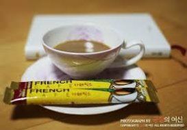 French Cafe Instant Arabica Coffee Mix w/ Nonfat Milk - 100-stick Box N4
