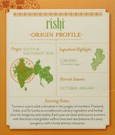 Rishi Tea Organic Herbal Tea Caffeine-Free Turmeric Ginger -- 15 Tea Bags N4