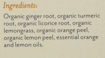 Rishi Tea Organic Herbal Tea Caffeine-Free Turmeric Ginger -- 15 Tea Bags N5