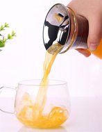 Luxtea Water Carafe and Drink Infuser Borosilicate Bottle Iced Tea Pitcher with Stainless Steel Filter Lid Can... N2