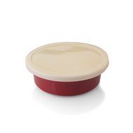 BergHOFF 2 Piece Geminis Round Plastic Covered Dish, Red