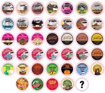 Two Rivers Flavored Sampler Pack Single-Cup Coffee for Keurig K-Cup Brewers, 40 Count N3