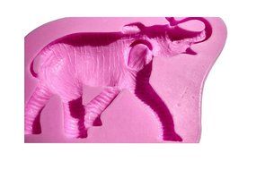 Wocuz MK588 Silicone Elephant Shape Fondant Mold Candy Making Mold Cake Decoration Gum Mould