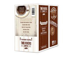 Two Rivers Flavored Sampler Pack Single-Cup Coffee for Keurig K-Cup Brewers, 40 Count N7