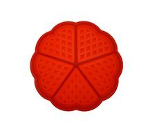 Bilipala 7" Silicone Heart-Shaped Waffles Muffin Mold, Cake Chocolate Baking Tools