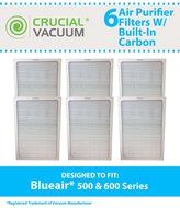 Set of 6 Deluxe 500/600 Series Blueair Air Purifier Filters