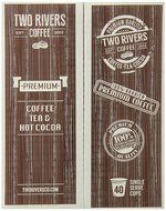 Two Rivers Flavored Sampler Pack Single-Cup Coffee for Keurig K-Cup Brewers, 40 Count N17