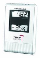 Thomas ABS Plastic Traceable Hygrometer/ Thermometer, with 1/2" High 2 Line LCD Display, -58 to 158 degree F,...