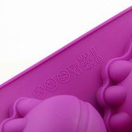 Wholeport 6-Cavities DIY Silicone Baking Mold Cake Mold Mould Muffin Cups Animals Design