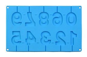 4pcs Silicone digital Shape Non Stick DIY Cake Bread Mold Chocolate Jelly Candy Cookie Baking Mould 10-cavity... N7