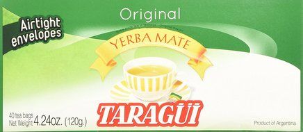 Taragui Yerba Mate - 40 Tea Bags - Yerba Mate En Saquitos N5