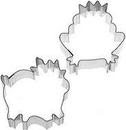 Princess Pig &amp; Prince Frog Cookie Cutter Set