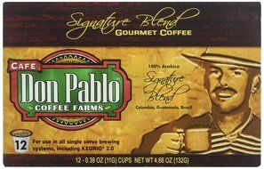 2LB Cafe Don Pablo Gourmet Coffee Signature Blend - Medium-Dark Roast Coffee - Whole Bean Coffee - 2 Pound ( 2... N33