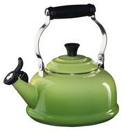 Le Creuset Enamel-on-Steel Whistling 1.7 Quart Teakettle, Flame