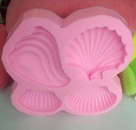 Click Down Silicone Mould Cake Decoration Tool Fondant Mold 4 Scallop Shape Design