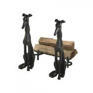 Canyon Bronze 24In. Dog Andirons 01855
