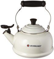 Le Creuset Enamel-on-Steel Whistling 1.7 Quart Teakettle, Flame N2