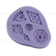 Yosoo Letter Flag Bunting Silicone Fondant Mold Cake Decorating Chocolate Mould Baking N31