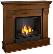Real Flame Chateau Ventless Gel Fireplace - Espresso
