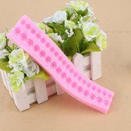 Yosoo Letter Flag Bunting Silicone Fondant Mold Cake Decorating Chocolate Mould Baking N33
