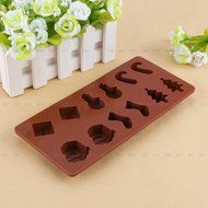 Yosoo Letter Flag Bunting Silicone Fondant Mold Cake Decorating Chocolate Mould Baking N36