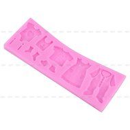 Yosoo Letter Flag Bunting Silicone Fondant Mold Cake Decorating Chocolate Mould Baking N37