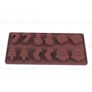 Yosoo Letter Flag Bunting Silicone Fondant Mold Cake Decorating Chocolate Mould Baking N38