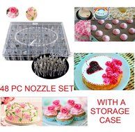 Cake Decorating Kit,elooptech 24pcs Stainless Steel Icing Tip Set / Advanced Decorating Tip Set/DIY Cake Tips...